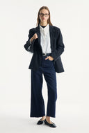 Single-Button Cupra Blazer Jacket