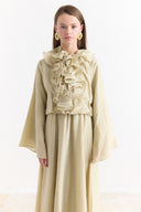 Ruffle Collar Detail Dress
