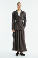 Benetti Button-Detail Jacket and Trousers Suit