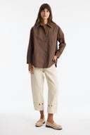 Samba Button-Down Pocket Detail Shirt
