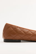 Alya Bow Detail Quilted Ballet Flats