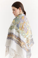 Samora Patterned Shoulder Shawl