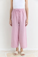 Straight Fit Organic Linen Trousers