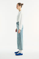 Straight Leg Pocket Jeans