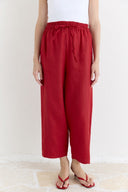 Straight-Fit Organic Linen Trousers