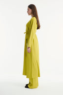 Basic Knit Co-ord Set with Slit Detail Trousers