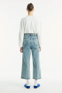 Straight Leg Pocket Jeans