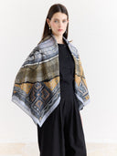 Samora Patterned Shoulder Shawl