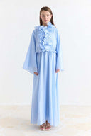 Collar Ruffle Detail Dress