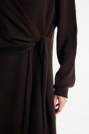 Side-Tie Detail Knit Dress