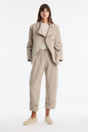 Asymmetric Button Blazer Jacket