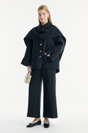 Shawl Collar Detailed Pant Suit