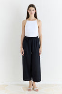 Straight Fit Organic Linen Trousers