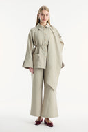 Shawl Collar Detailed Pant Suit