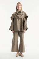 Shawl Collar Detailed Pant Suit