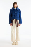 Goldfox Front-Tie Cropped Jacket
