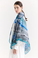Samora Patterned Shoulder Shawl