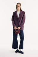 Single-Button Cupra Blazer Jacket