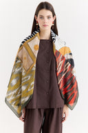 Samora Patterned Shoulder Shawl
