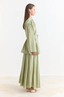 Binding Detail Voile Shirt