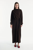 Side-Tie Detail Knit Dress