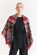 Samora Patterned Shoulder Shawl