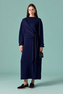 Side-Tie Detailed Knit Dress