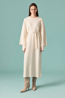 Belted Basic Knit Dress