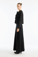 Ruffle-Detail Knitted Skirt Set
