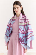Samora Patterned Shoulder Shawl