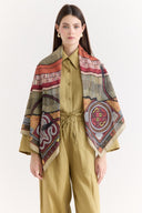 Samora Patterned Shoulder Shawl