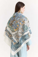 Samora Patterned Shoulder Shawl