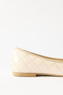 Alya Bow Detail Quilted Ballet Flats