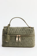 Knit Texture Zipper Detail Bag