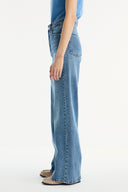 High-Waisted Straight-Leg Jeans