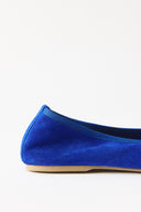 Bow Detail Genuine Suede Leather Ballerinas