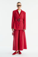 Benetti Button-Detail Jacket and Trousers Suit
