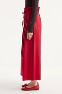 Wide Leg Cotton Trousers