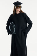 Basic Knit Co-ord Set with Slit Detail Trousers
