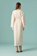 Belted Basic Knit Dress