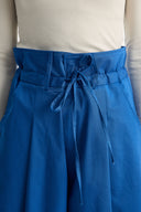 Wide Leg Cotton Trousers