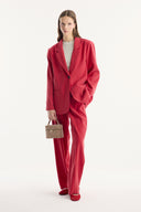 Single-Button Cupra Blazer Jacket