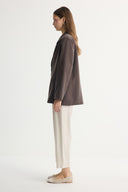 Single-Button Cupra Blazer Jacket