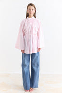 Binding Detail Voile Shirt