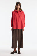 Samba Button-Down Pocket Detail Shirt