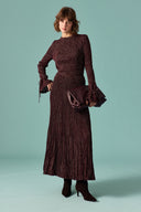Glittery Knit Skirt Set