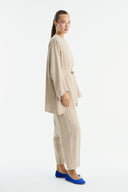 Benetti Waist Belt Detailed Trouser Set