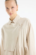 Button Detail Ribbed Pants Set