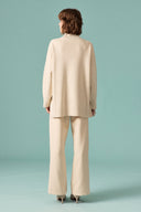 Glitter Detail Turtleneck Knit Sweater