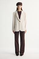 Single-Button Cupra Blazer Jacket